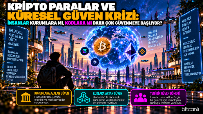 Kripto Paralar ve Küresel Güven Krizi: İnsanlar Kurumlara mı, Kodlara mı Daha Çok Güvenmeye Başlıyor?